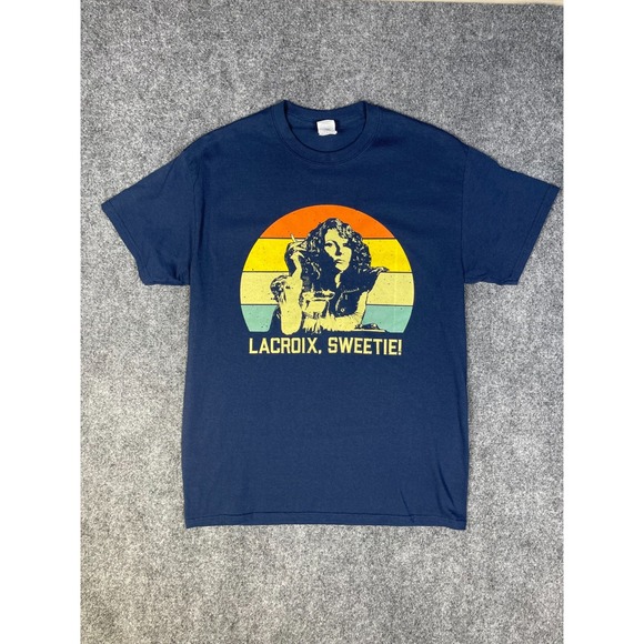 LACROIX SWEETIE Graphic Men's Medium navy blue tshirt short sleeve - Picture 2 of 8